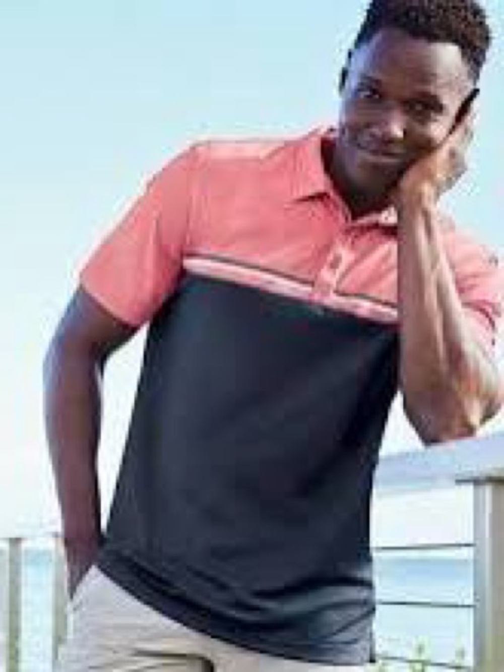 Travis Mathew Cotton Blend Polo Golf Shirt Size XL Business Casual Tennis
